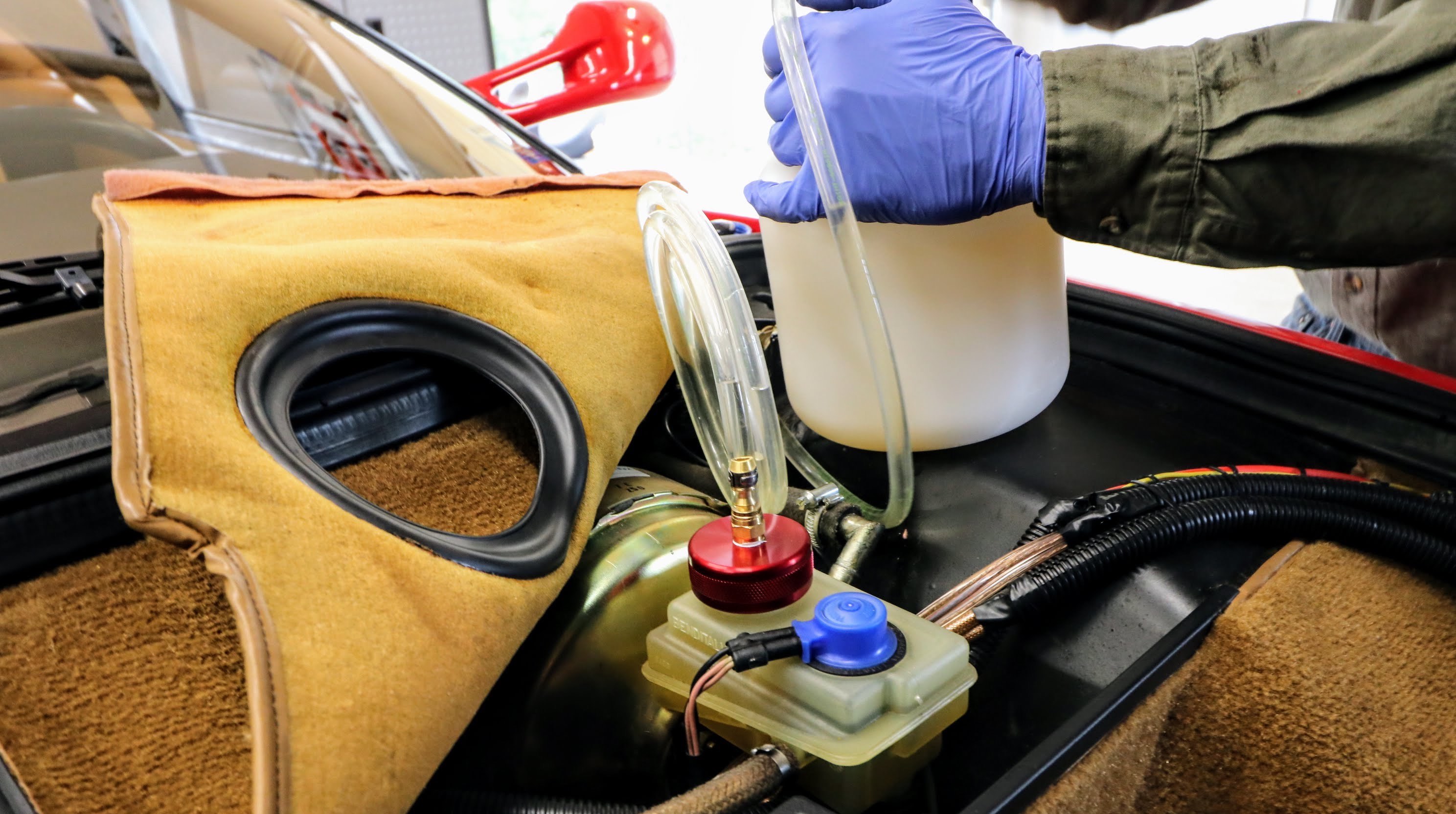 Ferrari Testarossa brake fluid reservoir Ferrari Testarossa brake fluid reservoir